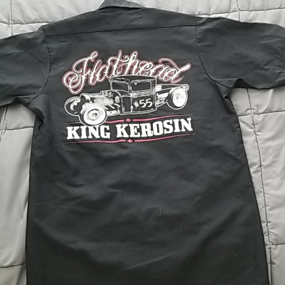 King Kerosin Flathead Work Greaser Button Up Shirt